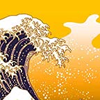 Tsunami Art Yellow