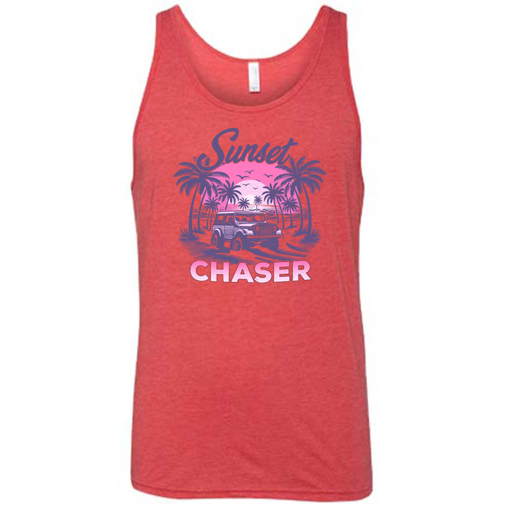 Sunset Chaser Graphic T-Shirt for Men & Women - Casual Unisex Tee for Beach Vacation, Music Festivals & Outdoor Adventures