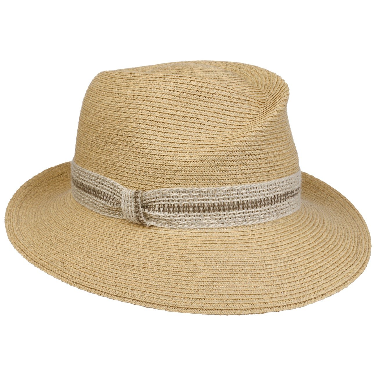 Stylish Simone Raffia Hat by Mayser - Women's Summer Wide Brim Sun Hat for Beach, Vacation & Outdoor Activities