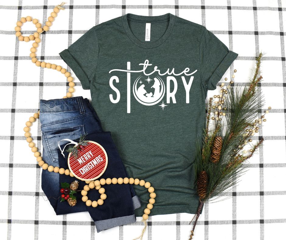 PREORDER: True Story Graphic Tee - Vintage Inspired Unisex T-Shirt for Casual Wear & Street Style | Perfect for Everyday Outfits, Music Festivals & Urban Fashion
