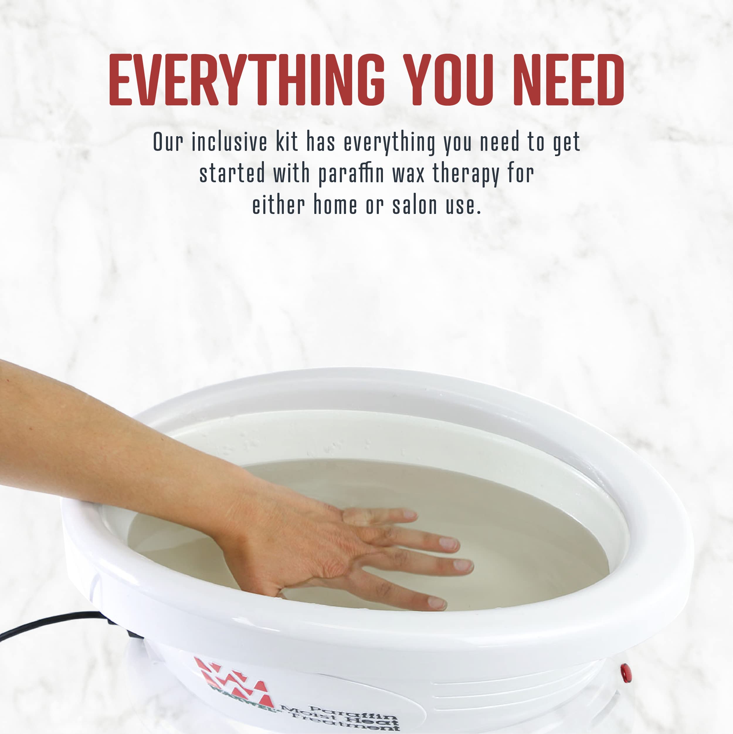 Lavender Paraffin Wax Warmer Bath Unit for Hands & Feet - Arthritis Pain Relief, Skin Moisturizing Treatment with Accessories | Perfect for Spa, Home Therapy & Relaxation