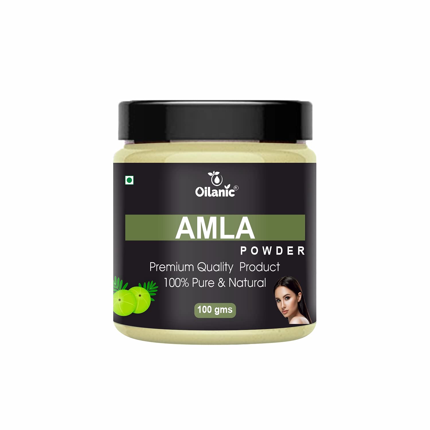 Oilanic 100% Pure Natural Amla Powder for Skin & Hair Care - 2 Pack (200g Each) | Hair Growth, Skin Glow, Ayurvedic Treatment | Perfect for Smoothies, Face Masks & Hair Treatments