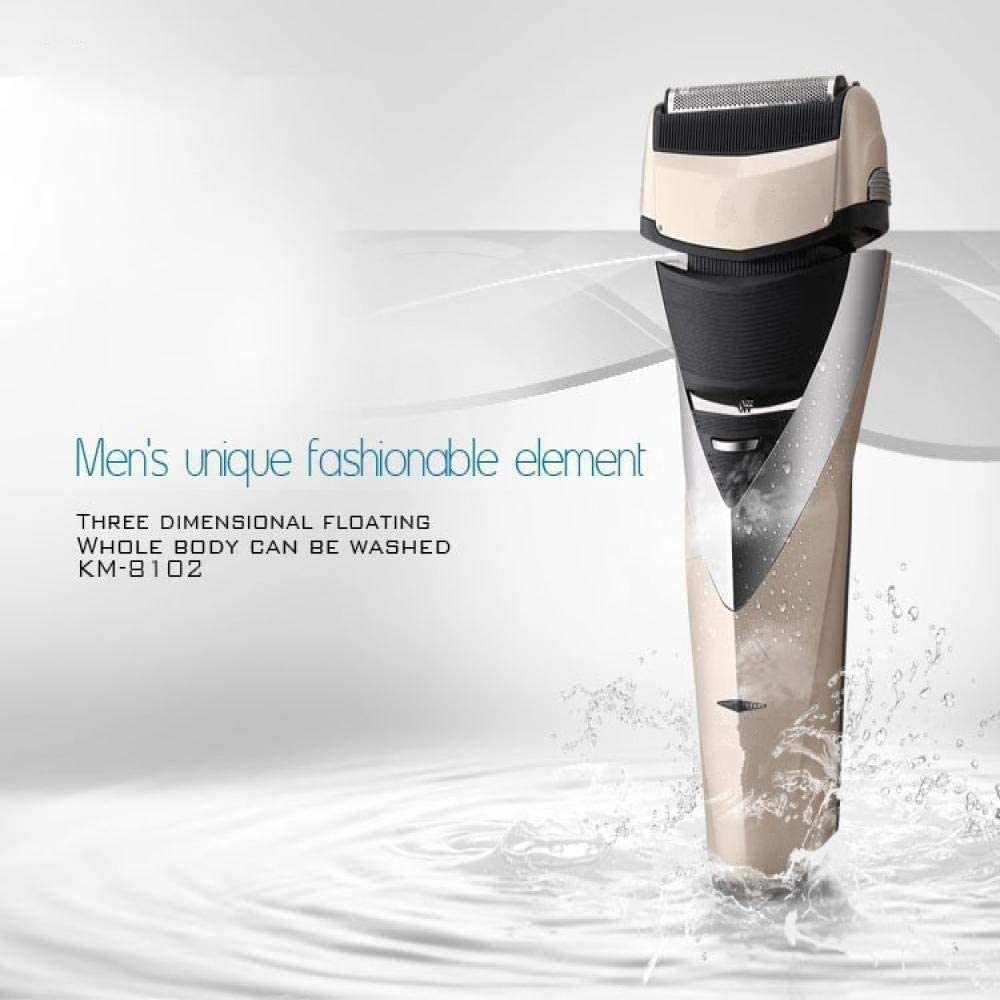 Best Electric Shaver for Men - Rechargeable Wet/Dry Razor with Fast Charging | Portable & Compact Design | Perfect for Travel, Gym & Daily Shaving