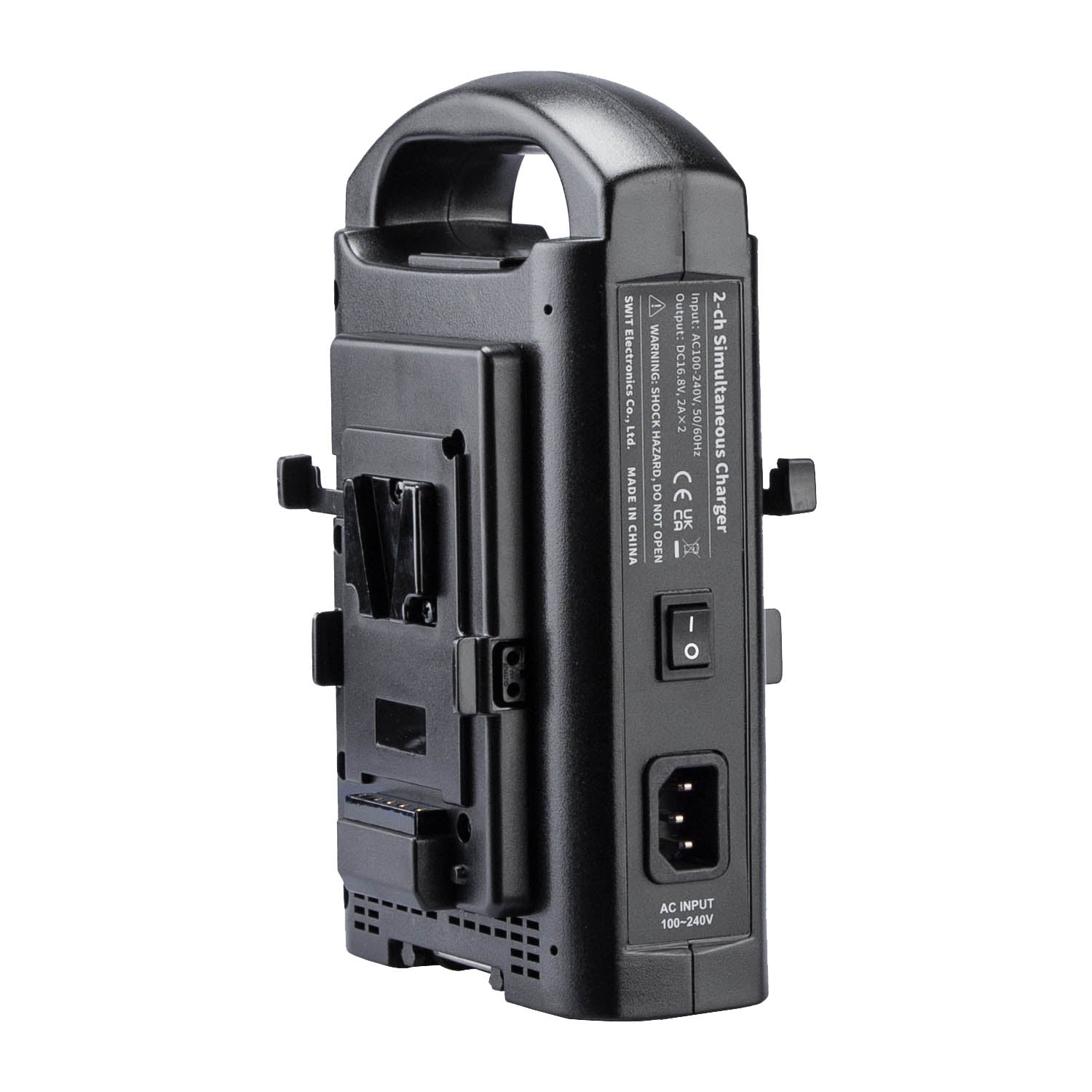 SC 302S Dual Channel Sequential V-Mount Battery Charger for Camera & Film Equipment - Fast Charging for Sony, Canon, Blackmagic - Professional Video Production & Photography Accessories