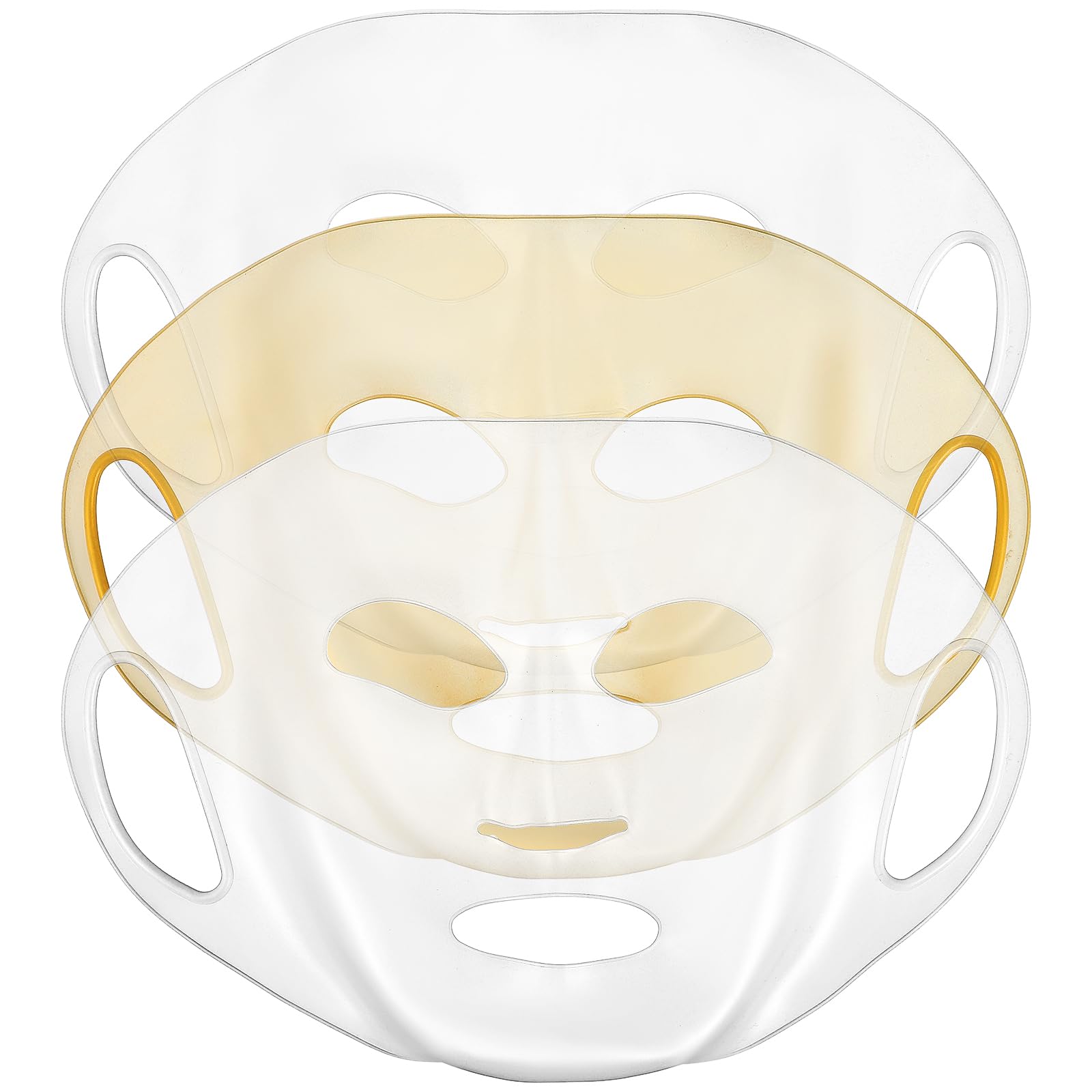 iPetboom 3-Pack Silicone Face Mask Holder - Reusable Sheet Mask Cover for Skincare, Prevents Evaporation & Enhances Absorption - Perfect for Spa, Travel & Home Facial Care Routine