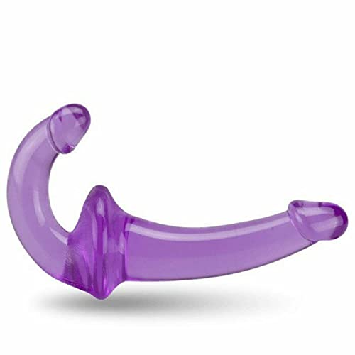 Strapless Strap-On Double Ended Dildo for Women & Couples - Hands-Free Design for Lesbian & Solo Play - Perfect for Couples Bonding & Intimate Moments