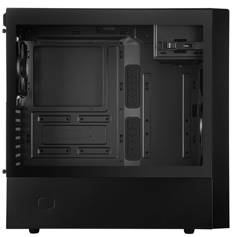 Cooler Master MCB-NR600-KG5N-S00 ATX Mid Tower PC Case with Tempered Glass Side Panel & ODD Support - Perfect for Gaming, Workstation & Home Office Builds