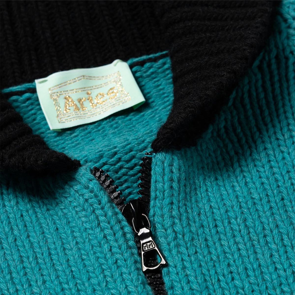 Stylish Unisex Helmet Knit Varsity Cardigan Sweater - Multi Color Striped Design | Perfect for Casual Wear, College Fashion & Winter Layering