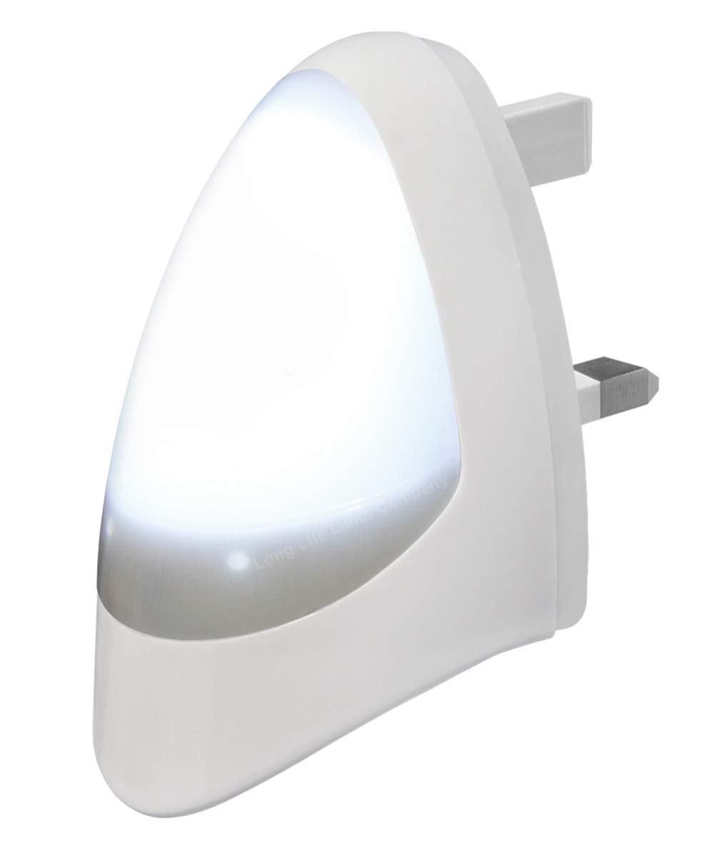 Automatic LED Night Light Plug in - Energy Saving Dusk to Dawn Sensor Night Light for Bedroom, Hallway, Stairs & Bathroom