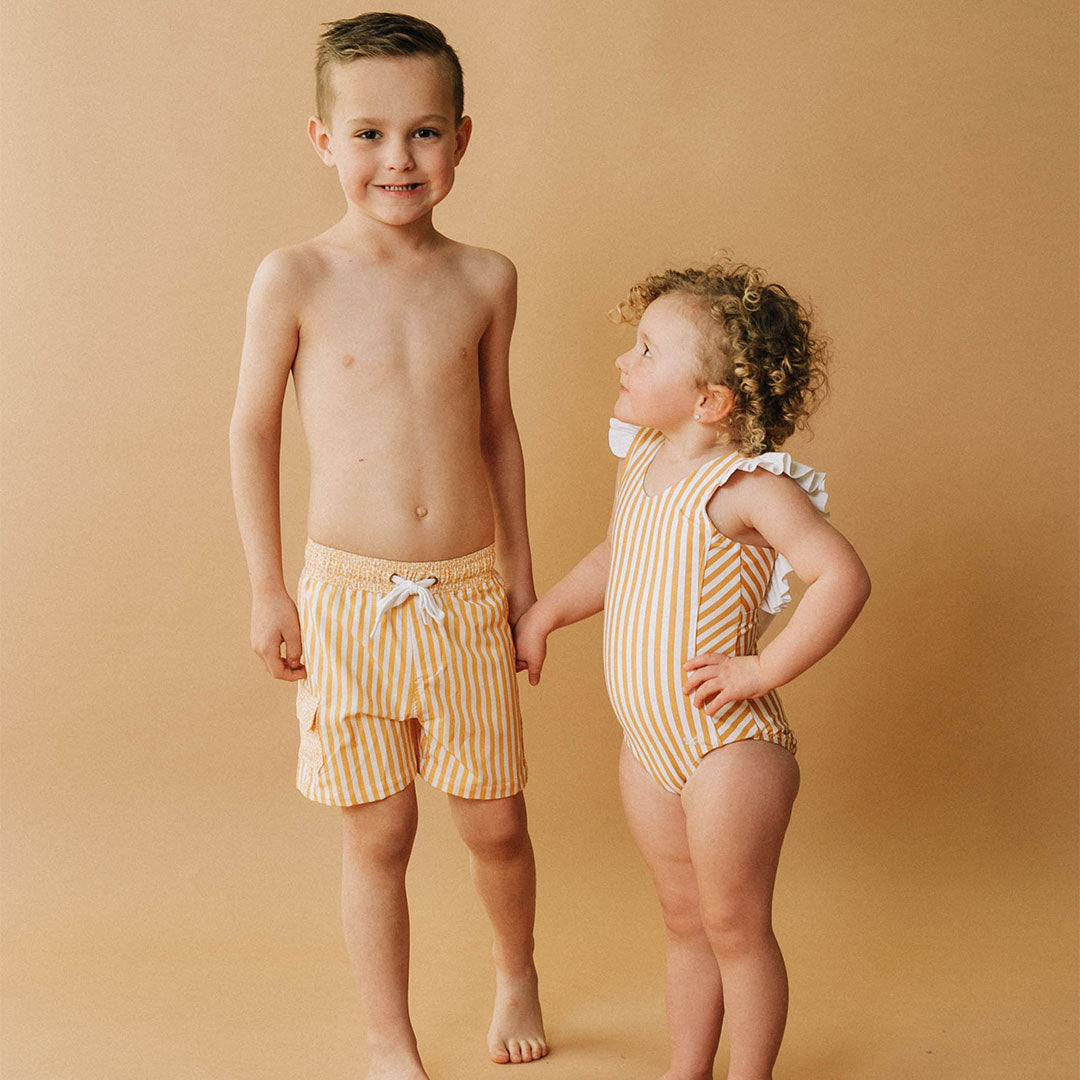 Kids' Swim Trunks - Cabana Jr. Quick-Dry Boys' Swim Shorts for Beach, Pool & Summer Water Activities