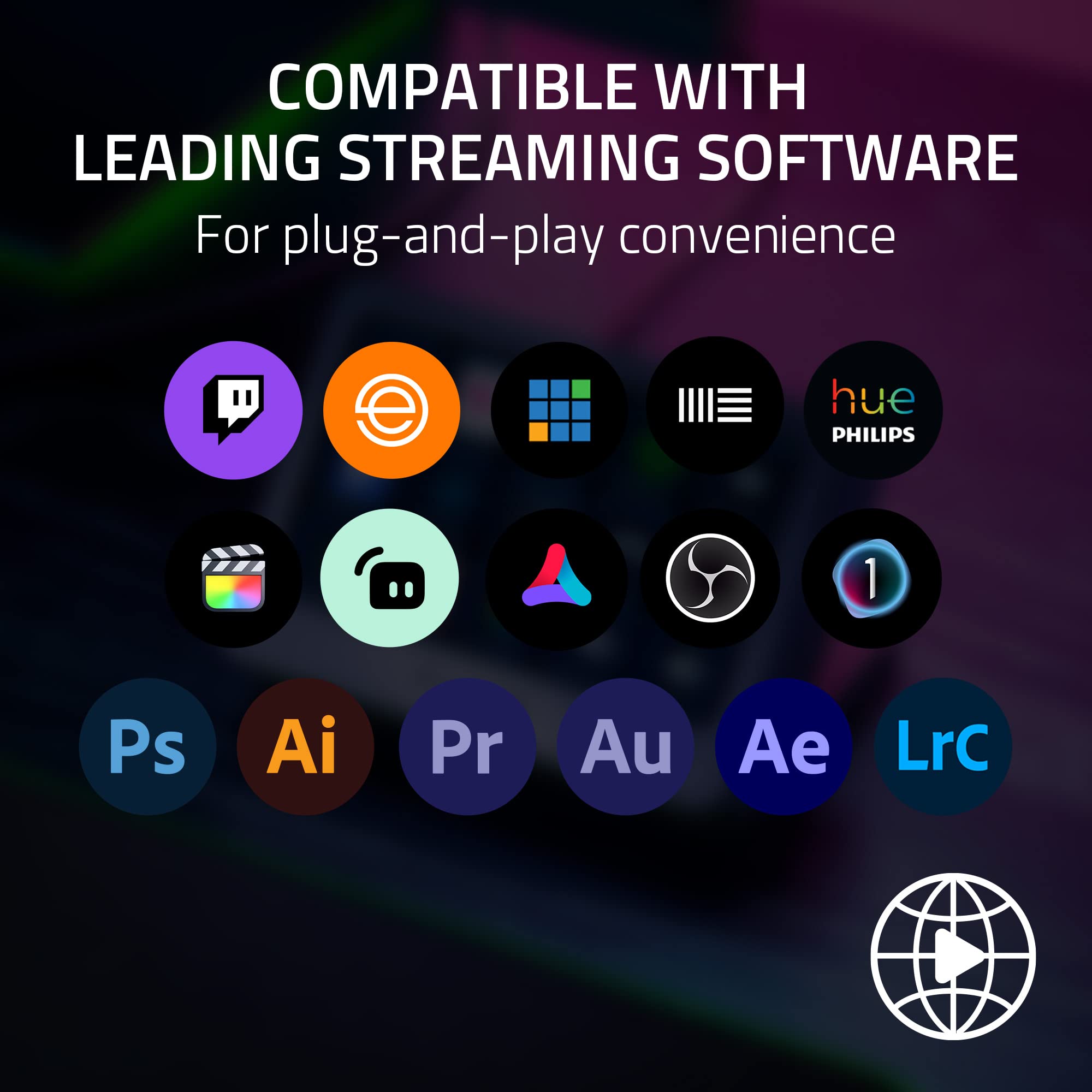 Razer Stream Controller X - Professional All-in-One Streaming Keypad with 15 Customizable Switchblade Buttons, Multi-Link Macros & Magnetic Faceplate for PC & Mac | Perfect for Twitch, YouTube & Discord Streamers