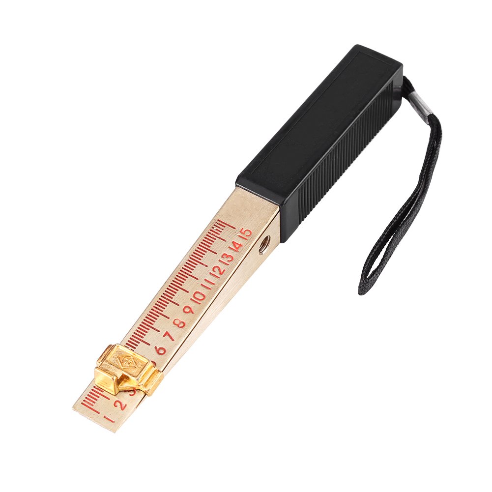1-15mm Wedge Gauge Flatness Measurement Tool - Precision Vernier Thickness Gauge for Engineering Inspections (0.2mm Accuracy) | Ideal for Metalworking, Automotive, and Quality Control Applications