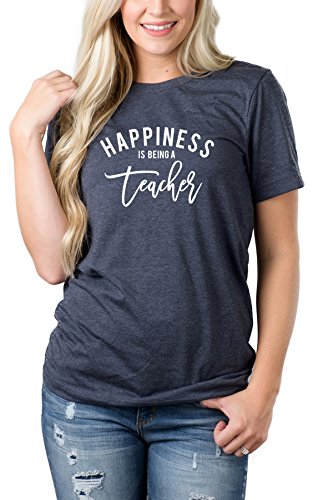 Navy Crew White Ink