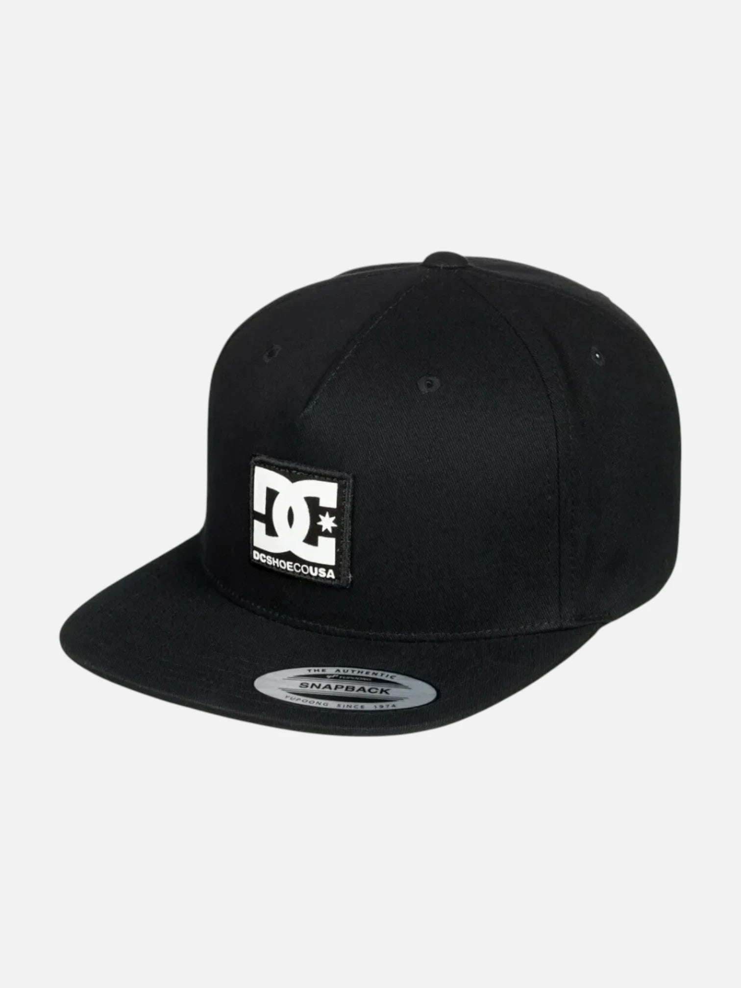 DC Snapdripp Black Adjustable Baseball Cap for Men & Women - Stylish & Breathable for Outdoor, Sports & Daily Wear