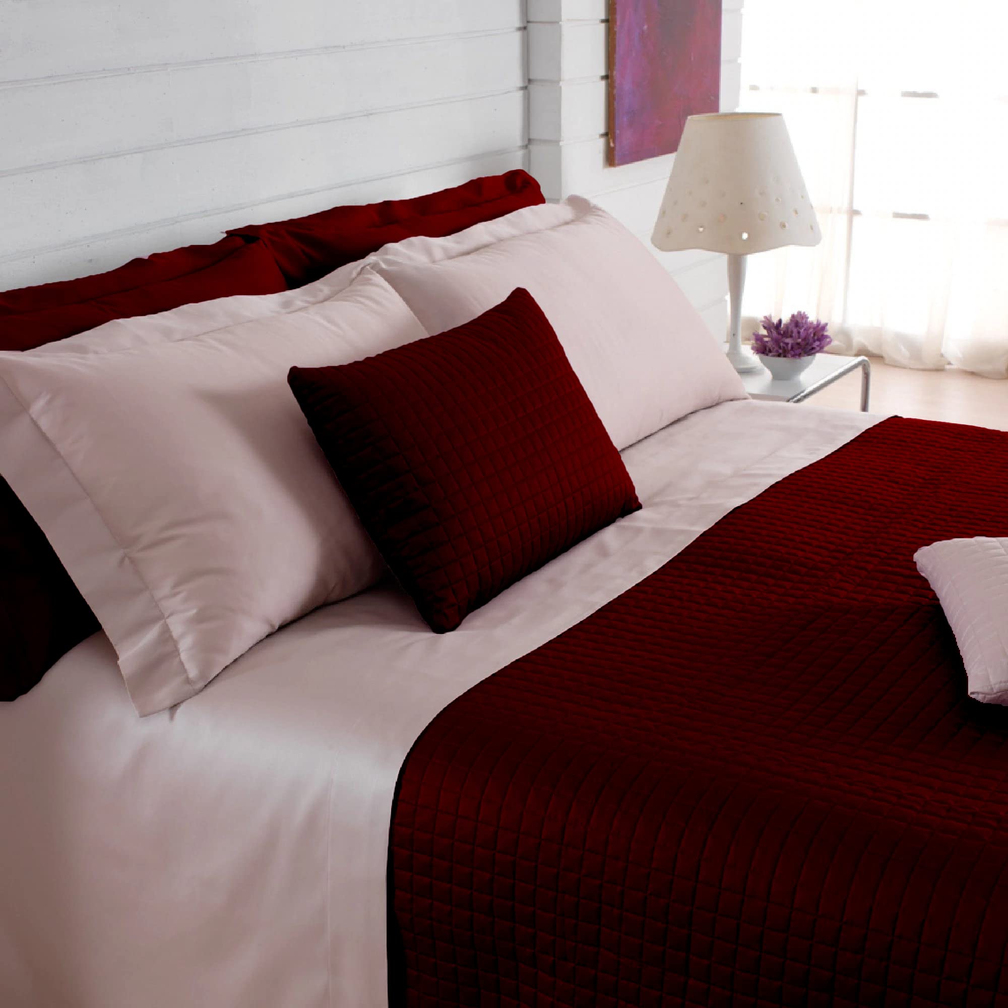 Creole Home - Lightweight Cotton Satin Duvet Cover, Spring & Autumn Bedding, Queen Size 106x106 Inches, Marrakech Design - Perfect for Seasonal Comfort in Master Bedrooms & Guest Rooms