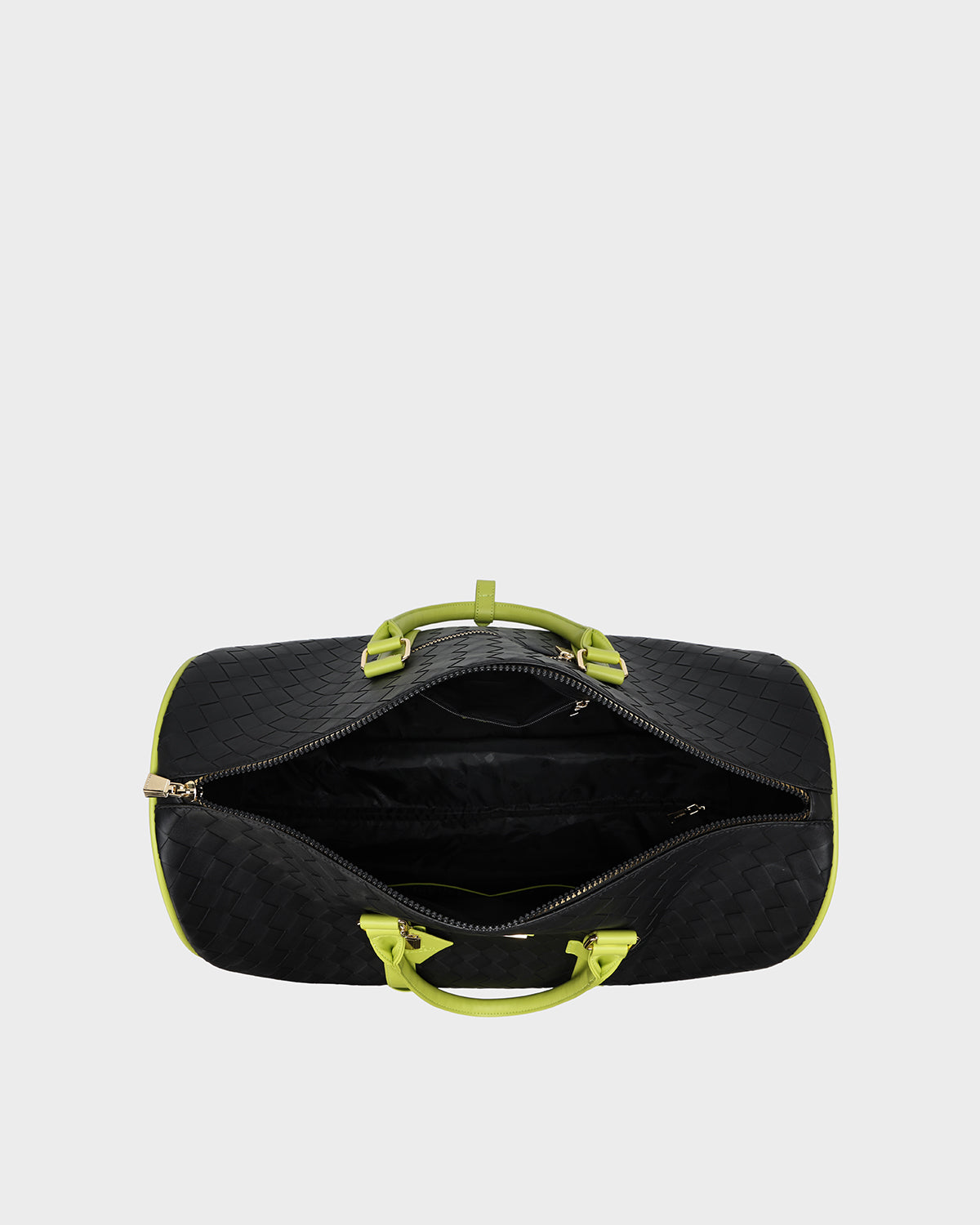 Bodega Rolling Duffle Bag - Black & Slyme Waterproof Travel Luggage for Gym, Sports, Weekend Getaways & Business Trips