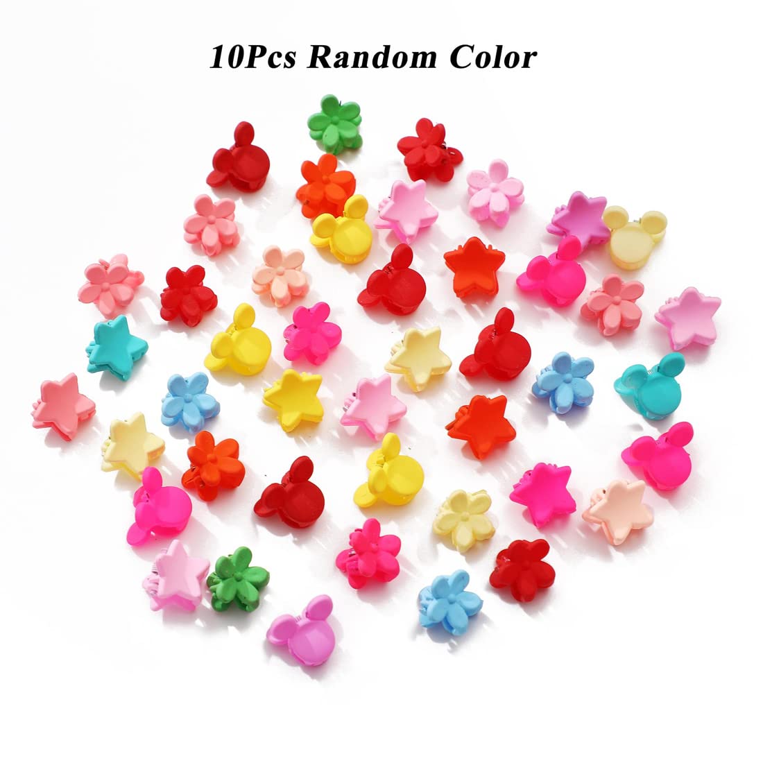 Melbees by Yellow Chimes Girls Hair Clips Set - Non-Slip Kids Hair Accessories with Rubber Bands, Cute Claw Clips & Hair Pins for Baby, Toddler & Teen - Perfect for School, Parties & Everyday Styling