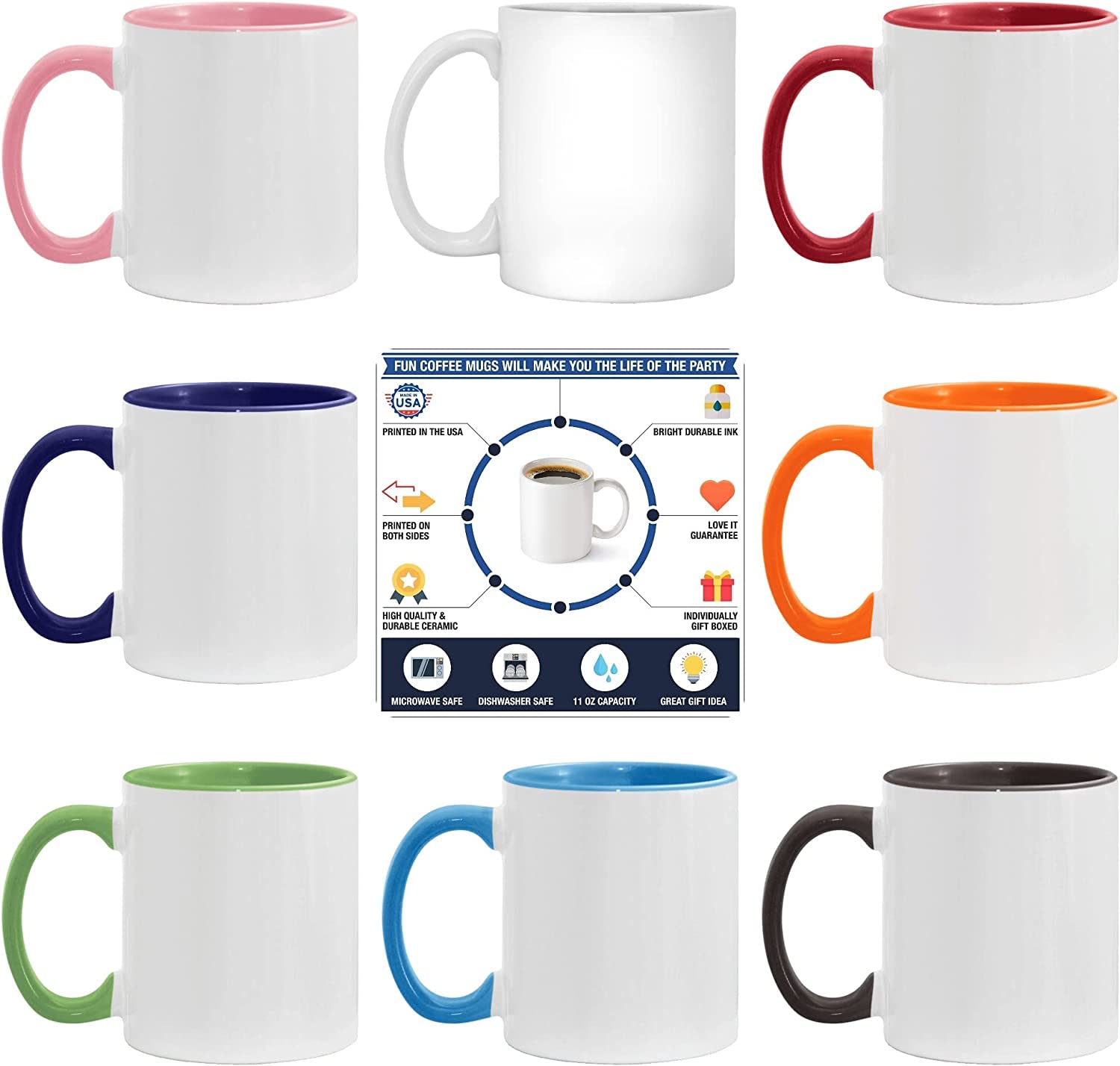 Personalized Teacher Coffee Mug - Custom Name Thank You Gift for Educators - Rainbow Design Ceramic Cup - Perfect for Teacher Appreciation, End of Term Gifts & Daily Coffee Breaks