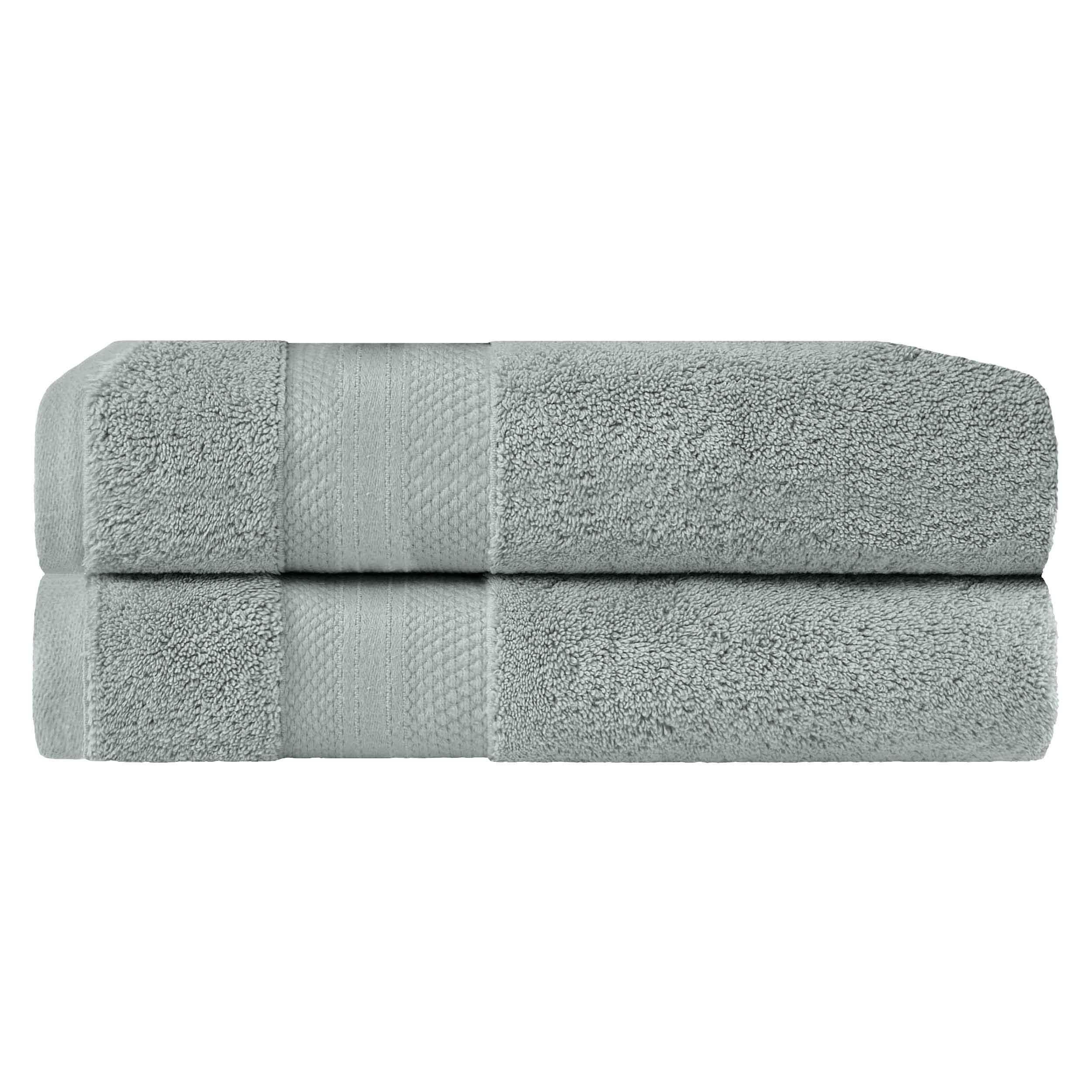 Premium Turkish Cotton Bath Towel Set - Ultra Soft & Absorbent 2-Piece Bath Sheets for Spa, Gym & Luxury Bathroom Use