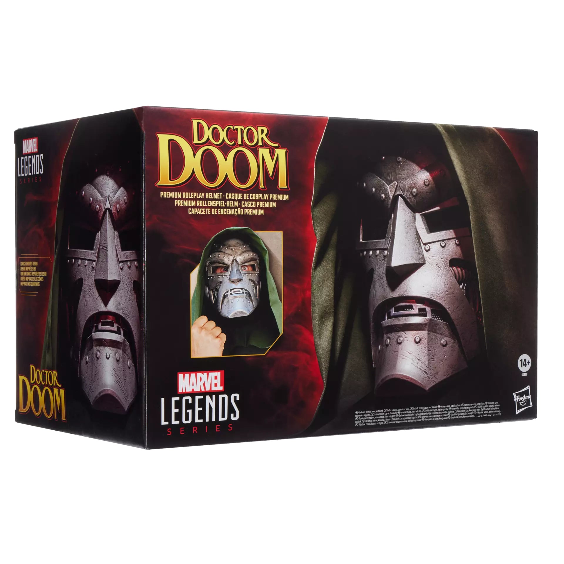 Hasbro Marvel Legends Series Doctor Doom Premium Roleplay Helmet - Collectible Super Villain Mask for Cosplay, Halloween & Comic Con (Marvel Comics)