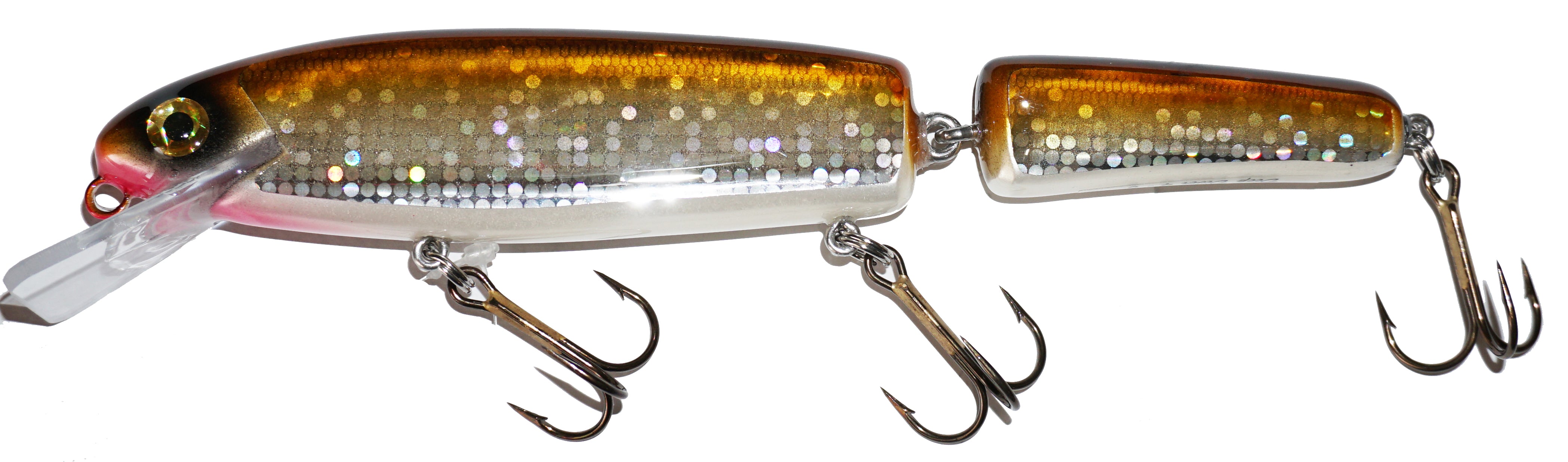 Big Fork Deep Twitch Darter Bait Crankbait Jointed Fishing Lure for Bass, Walleye & Pike - Perfect for Freshwater & Saltwater Angling