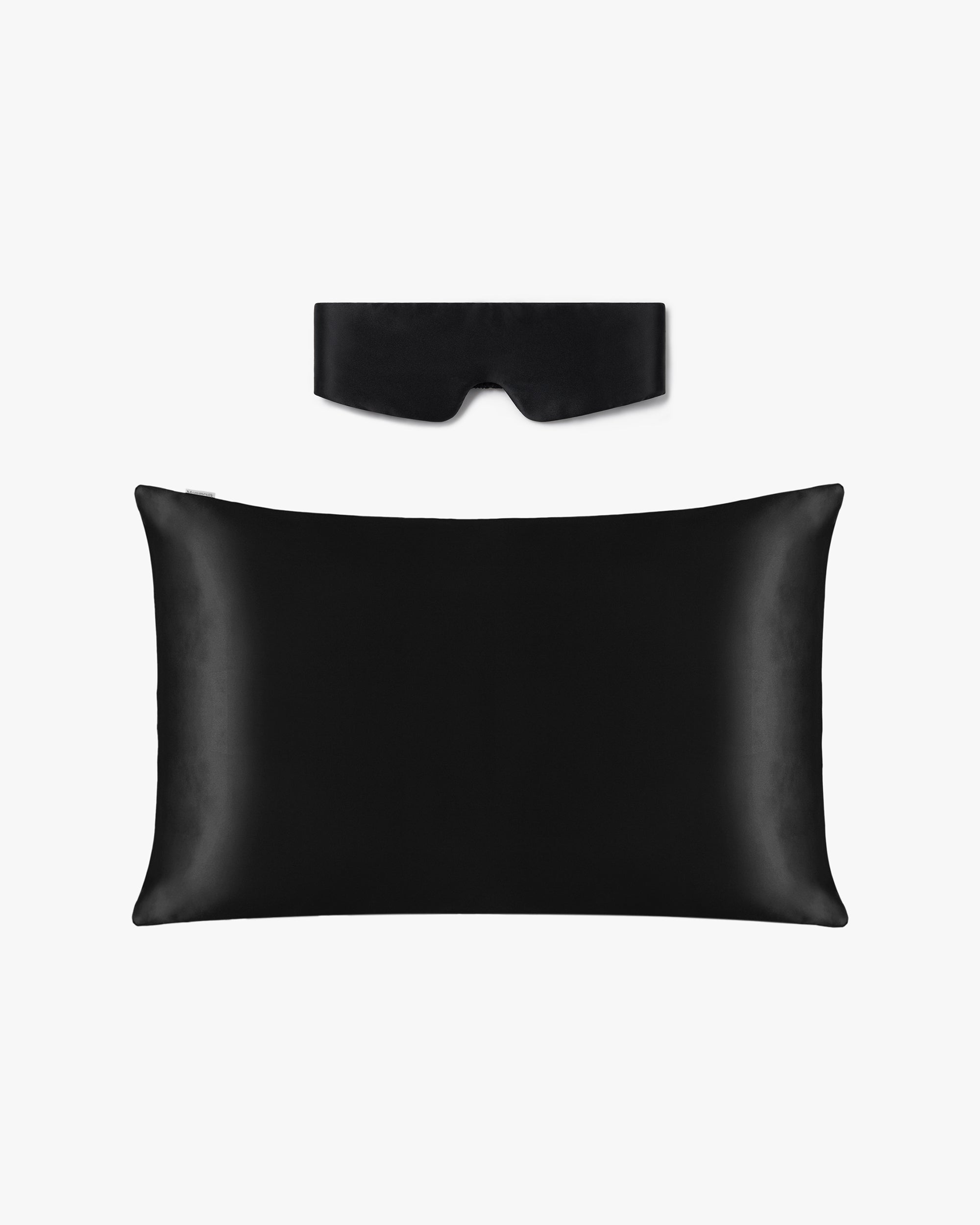 22MM Silk Pillowcase for Hair & Skin Care - Wide Band Sleep Eye Mask for Women & Men - Perfect for Travel, Home & Spa Relaxation