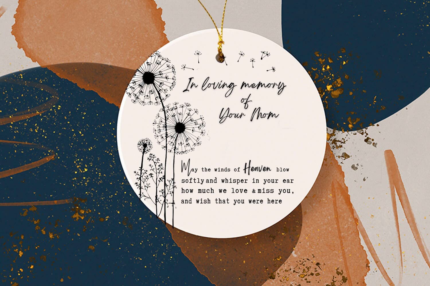 Sympathy Gift for Loss of Mother - Memorial Keepsake for Mom - Thoughtful Condolence Present - Perfect for Christmas, New Year & Remembrance - Comforting Gift for Grieving Friends & Family