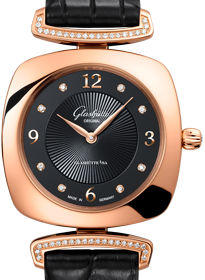 Glashutte Original Pavonina Ladies Watch - 18K Red Gold & Diamond Bezel - Luxury Women's Wristwatch for Formal Events & Special Occasions