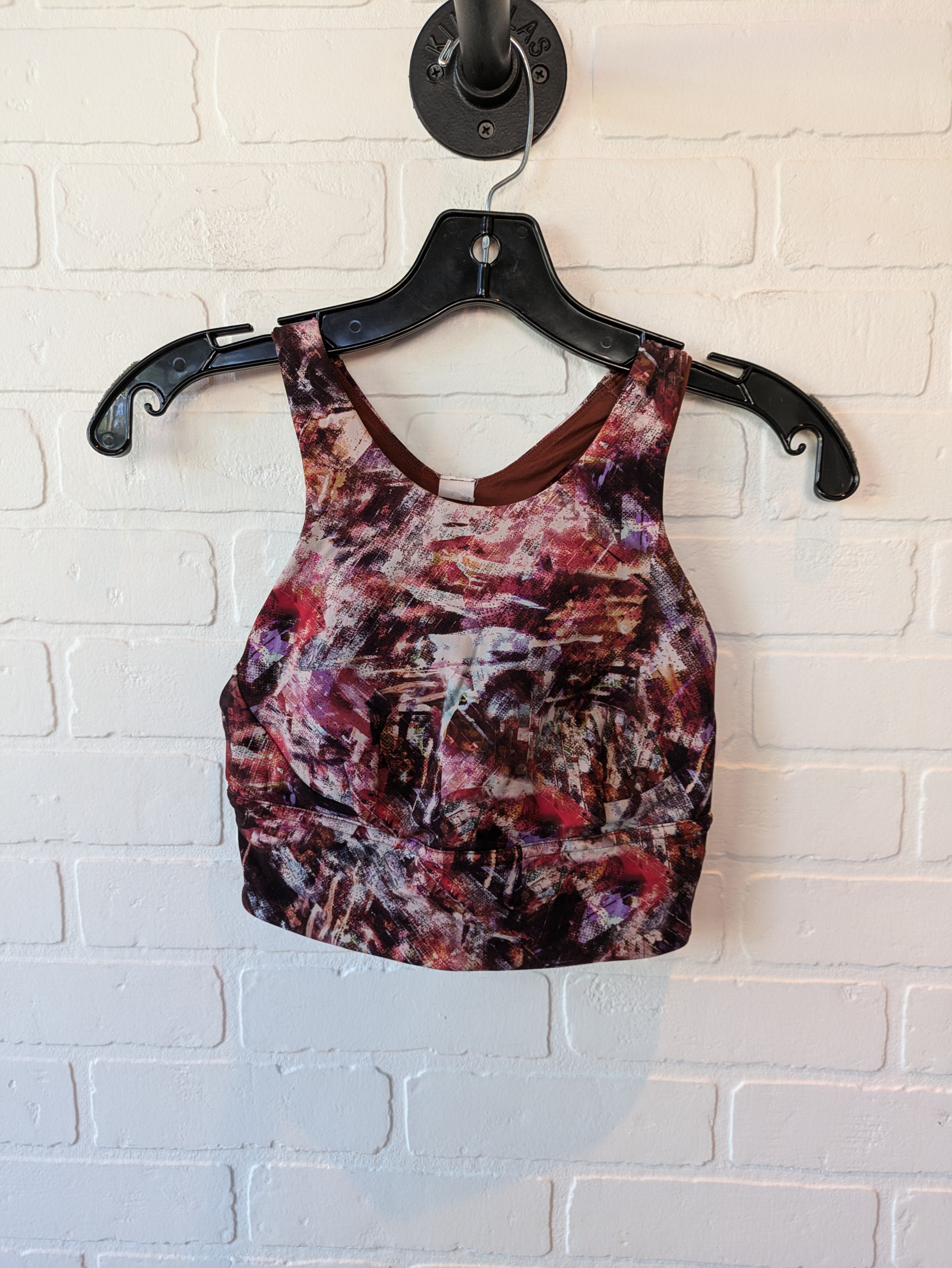 Lululemon Red Athletic Sports Bra Size S - High Support Workout Top for Running, Yoga & Gym