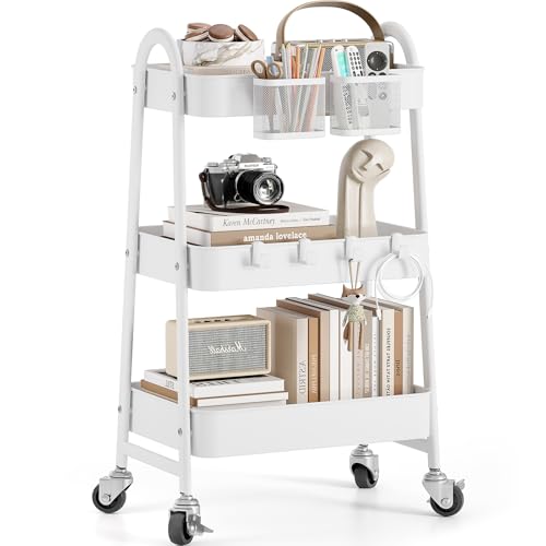 Light White With Basket and Hooks
