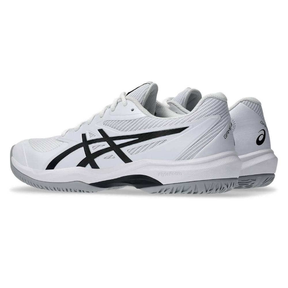ASICS Game FF Men's Tennis Shoes - White/Black - High-Performance Court Shoes for Competitive Play & Training - Perfect for Hard Court Matches & Tennis Practice Sessions