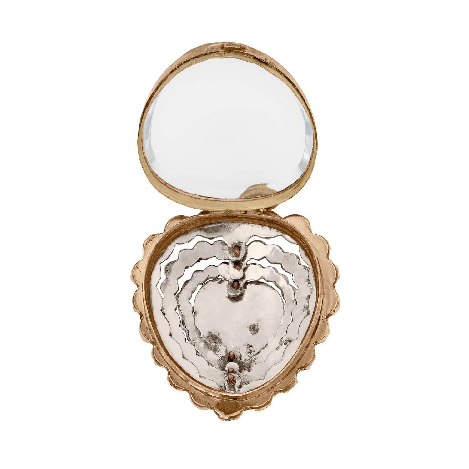 **Antique Victorian 9K Gold Bohemian Barnet Heart Locket Necklace – Vintage Jewelry Gift for Women, Bridal, Valentine's Day & Special Occasions**