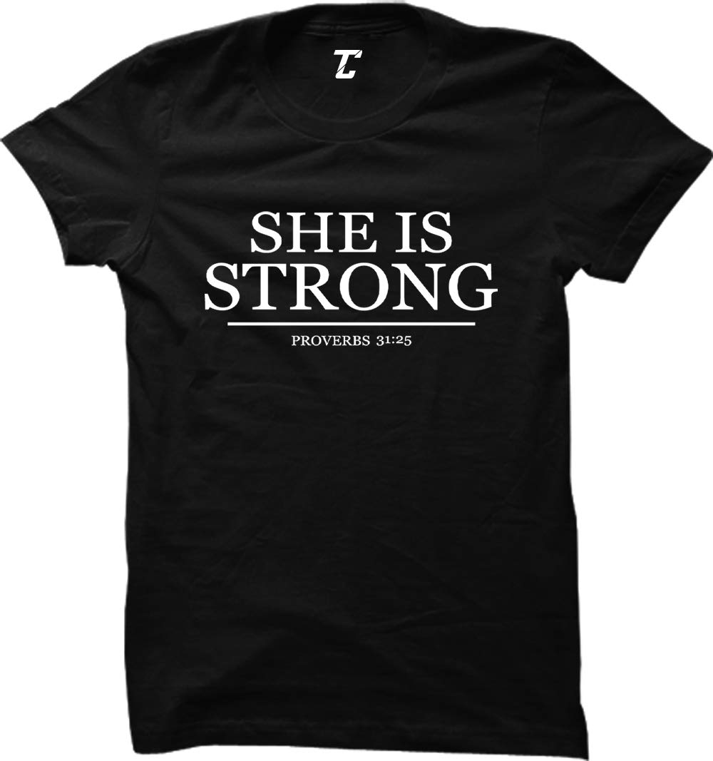 Strong Women's Workout T-Shirt for Gym & Fitness Training