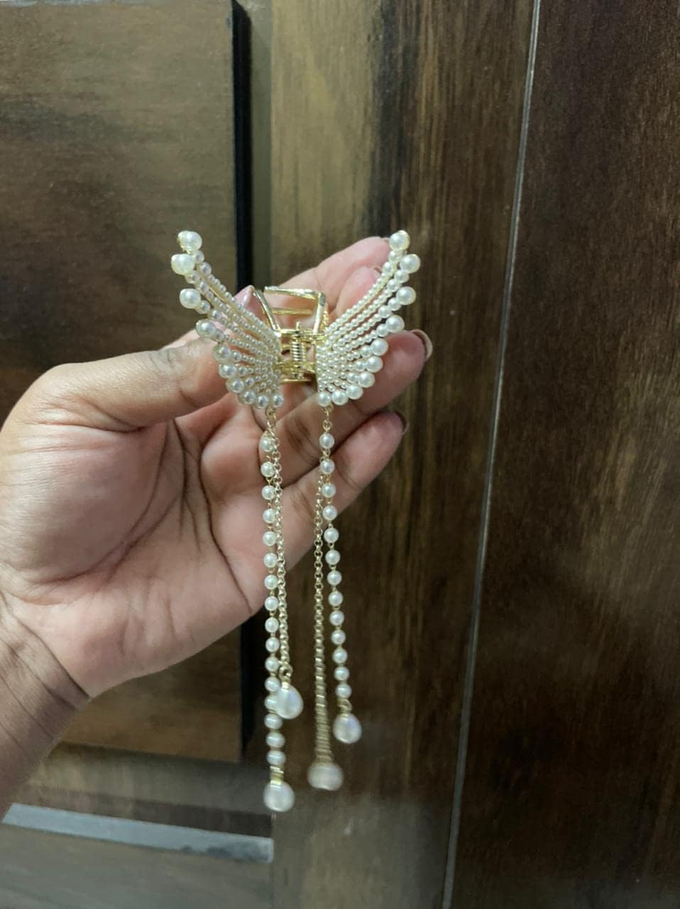 SHREYA-FASHION Stylish Butterfly Hair Clip for Women - Elegant Bridal Hairpin, Wedding & Party Hair Accessory, Hairstyle Decoration Brooch (Style-4) - Perfect for Bridal Looks, Prom, Date Night & Special Occasions
