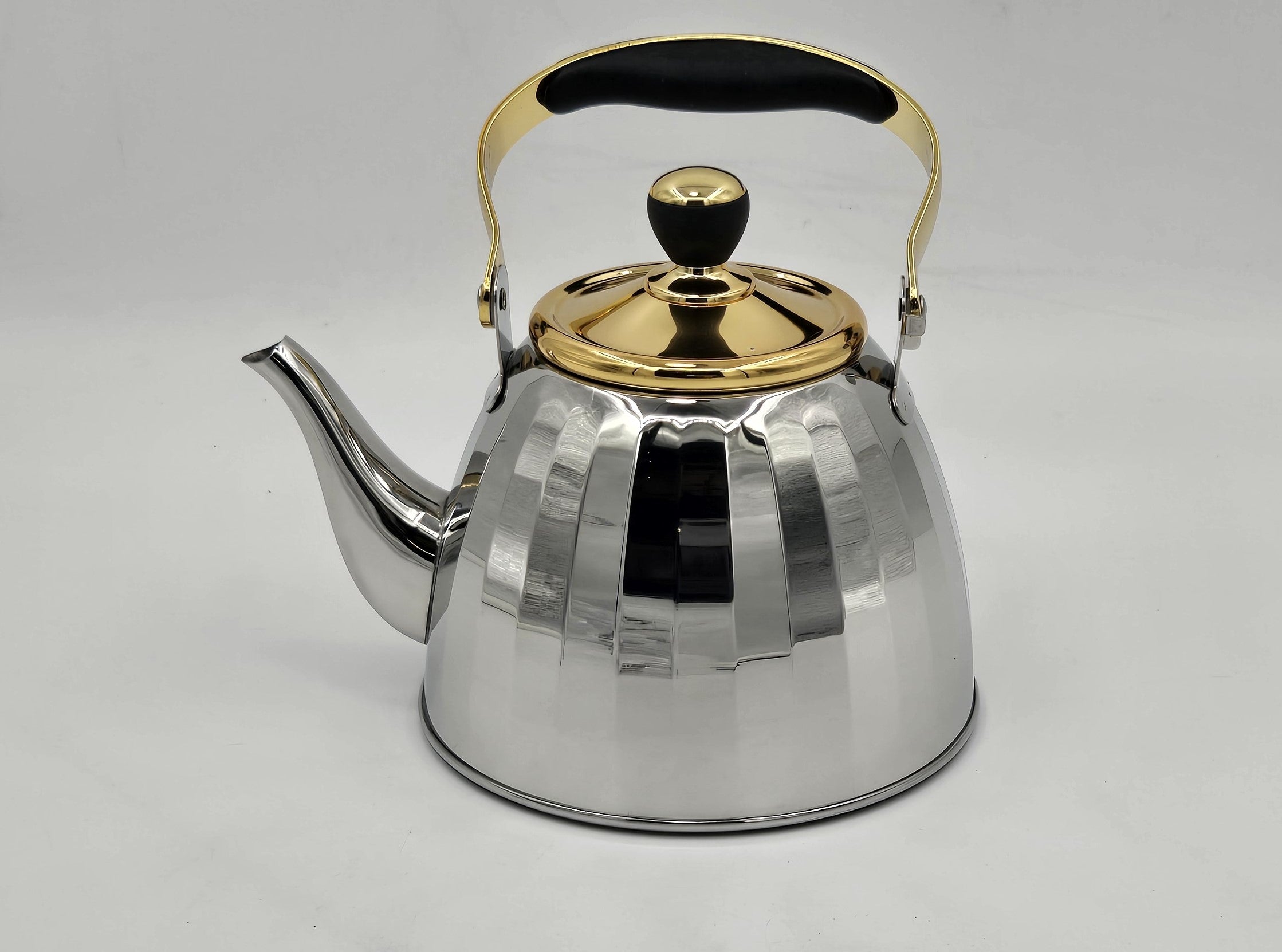 3L Stainless Steel Tea Kettle - Fast Boiling Electric Water Pot for Coffee & Tea Making - Perfect for Home, Office & Camping Use