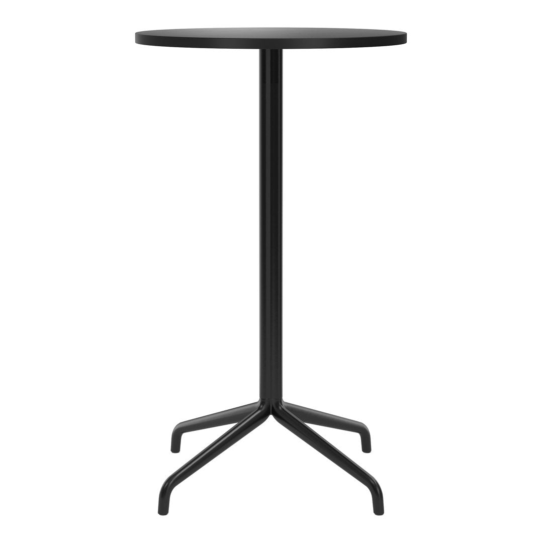 Round Harbour Column Bar Table with Star Base - Perfect for Kitchen Islands, Breakfast Nooks & Small Space Dining