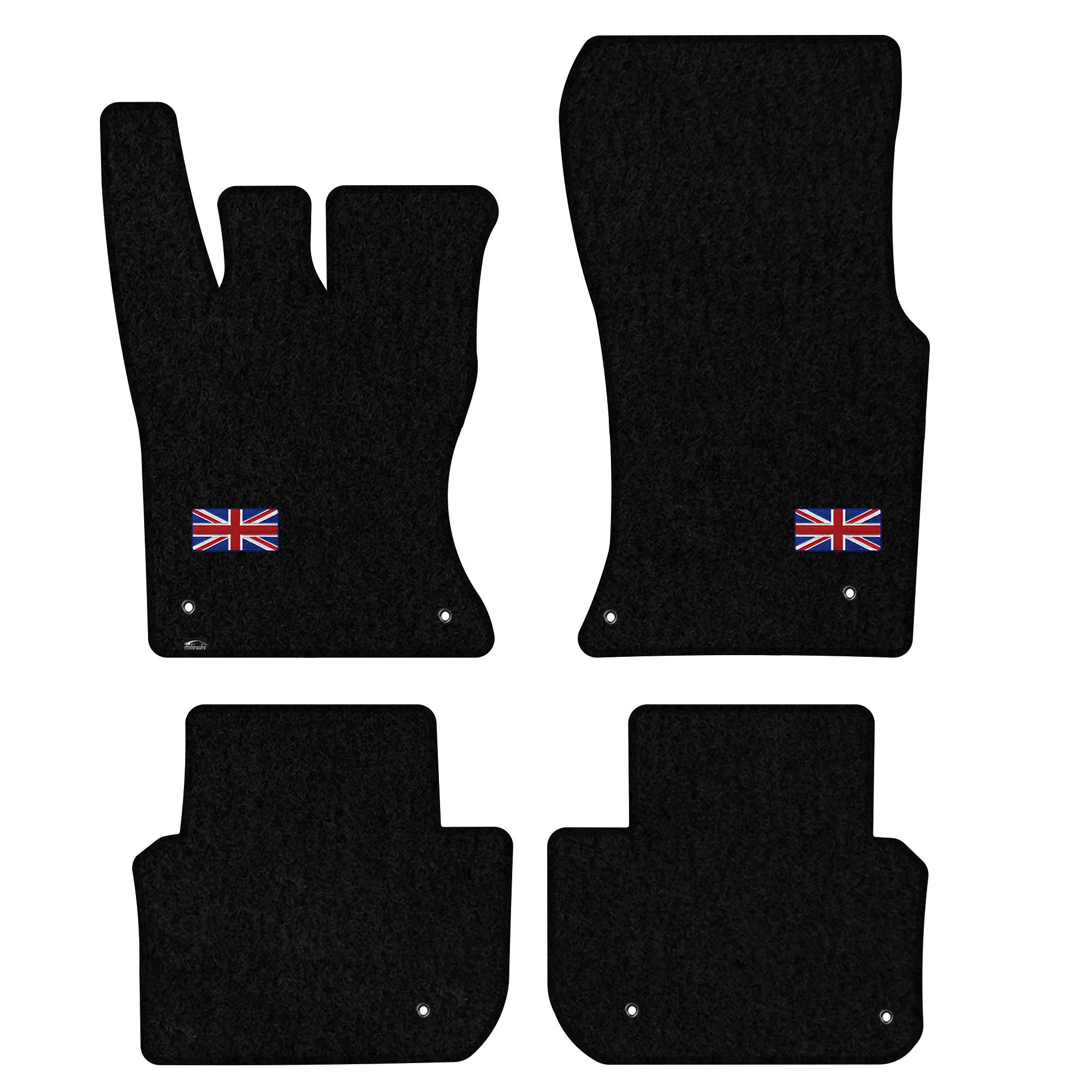 Premium Custom-Fit Carpeted Floor Mats for Jaguar XF Sportbrake 2016-ON AWD - Luxury Car Floor Liners (Black, 4-Piece Set) - Perfect for All-Weather Protection & Enhanced Interior Style