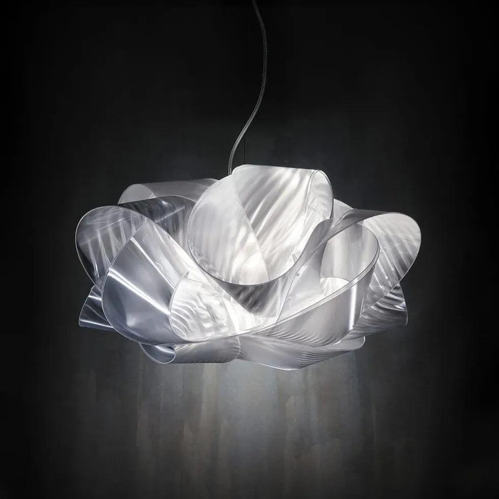 White Cloud Shaped PVC LED Pendant Light - Modern Ceiling Lamp for Bedroom, Nursery, Living Room & Office Decor - Dimmable Hanging Light Fixture with Soft Glow