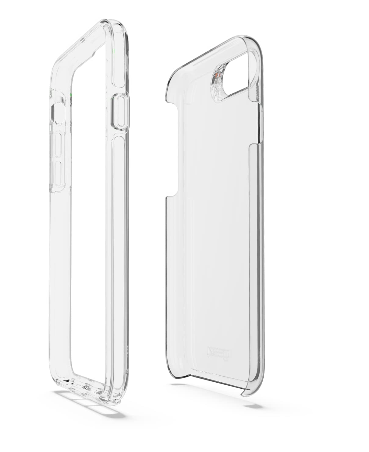 ZAGG Gear4 Crystal Palace Case for Apple iPhone SE (3rd/2nd/1st Gen), iPhone 8/7/6s/6 - Wireless Charging Compatible, MagSafe Support, Shockproof Clear Protective Cover - Perfect for Everyday Use, Travel & Outdoor Activities
