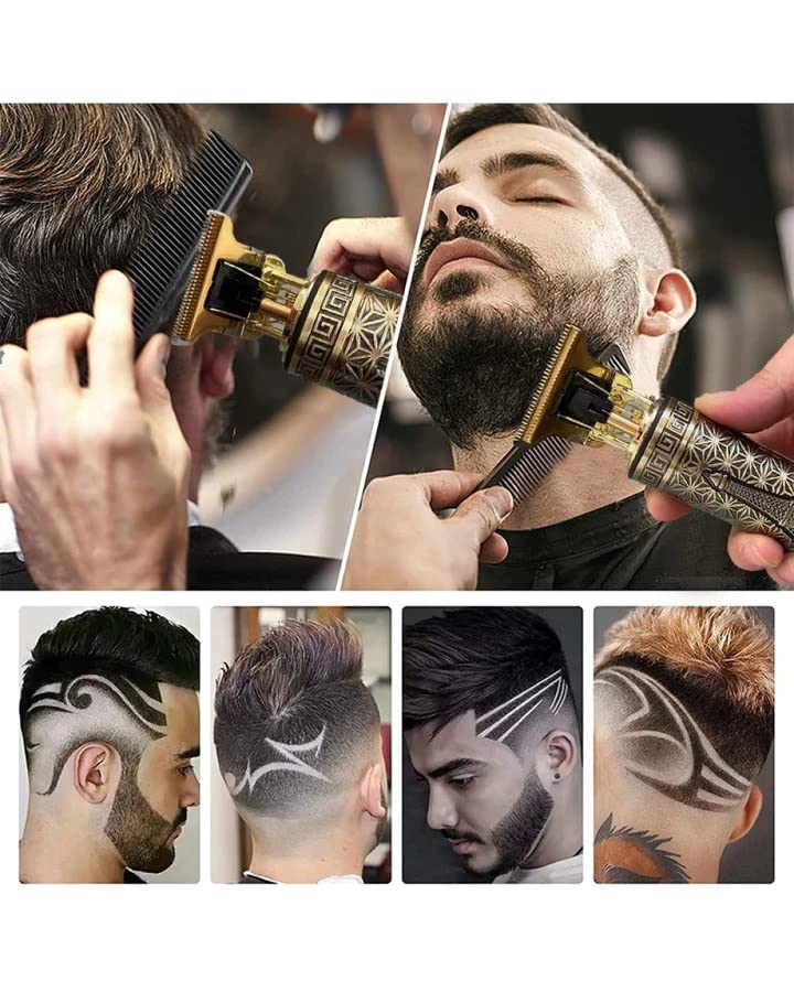 SYGNIUS Professional Electric Hair Clipper for Men - Cordless Hair Trimmer with Zero Gap, Beard & Body Grooming Kit - Perfect for Home, Barber Shop & Travel Use