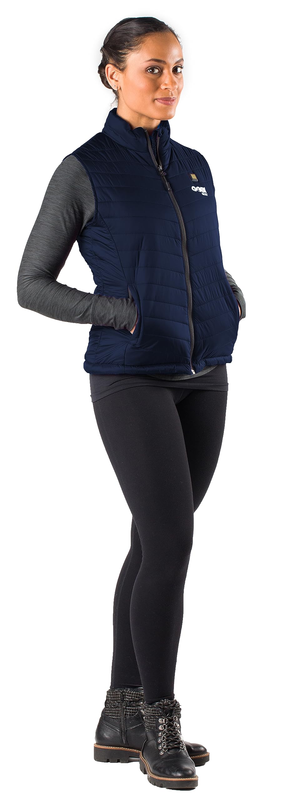 Dune Women's Heated Vest with Rechargeable Battery & Charger - 10 Hours Heating - Machine Washable - Perfect for Winter Outdoor Activities, Hiking & Travel