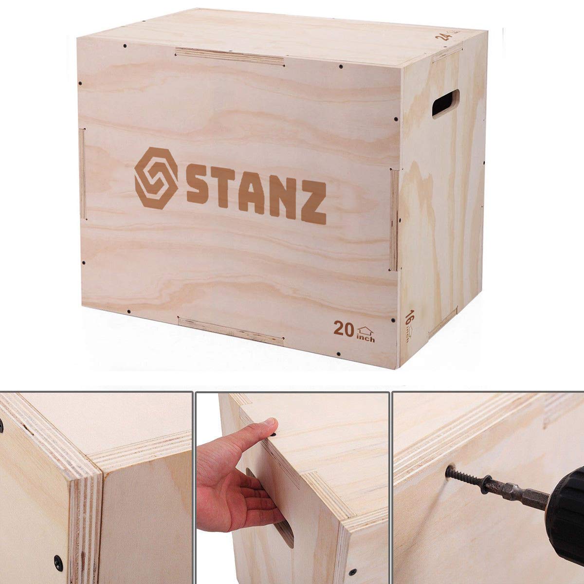 Premium Stanz Wood Plyo Box 24