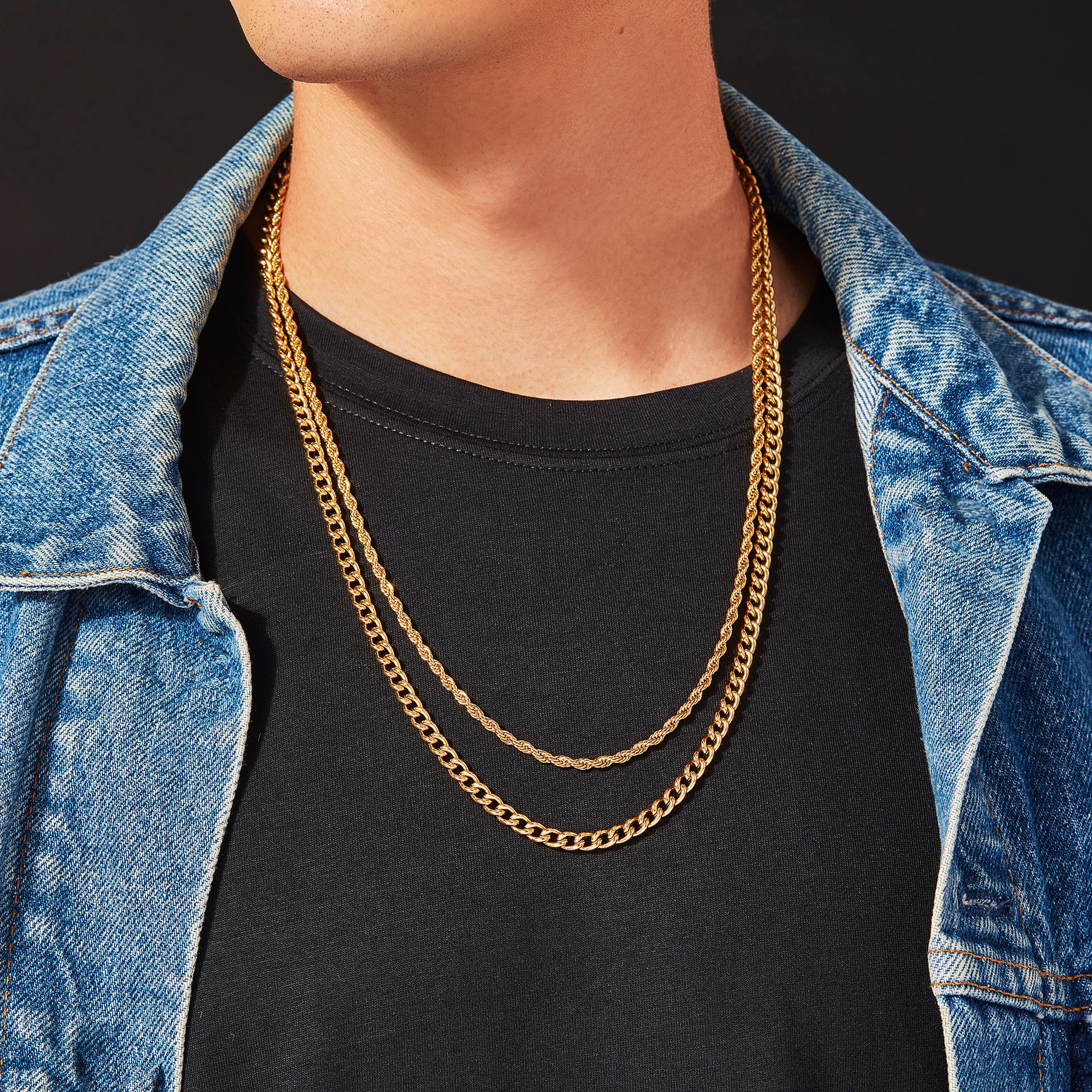 Atlas Chain - Durable Stainless Steel Necklace for Men & Women | Perfect for Everyday Wear, Gifts & Fashion Accessories