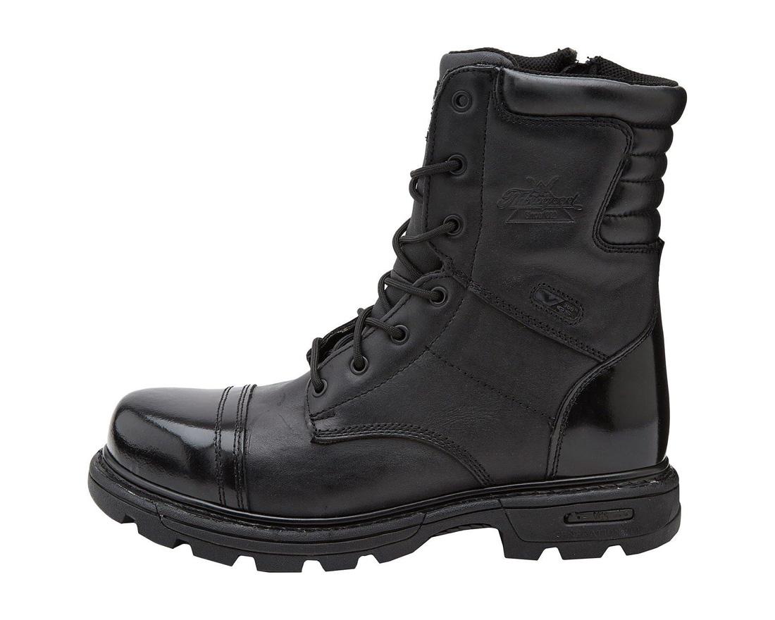 GenFlex2 Series 8 Tactical Jump Zip Boots - Black Military & Work Boots for Men - Durable Combat & Hiking Footwear for Outdoor Adventures