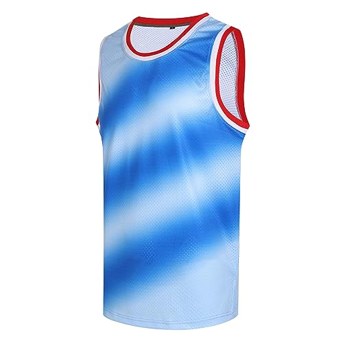 Light Blue-royal Gardient Jersey