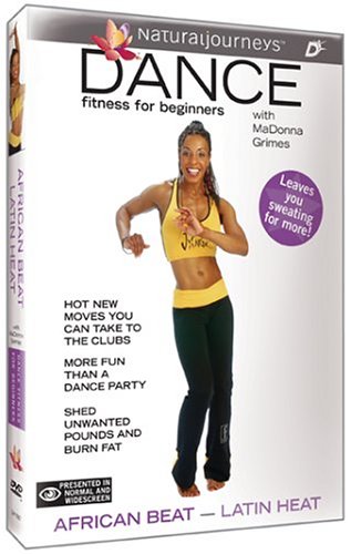 MaDonna Grimes Dance Fitness DVD for Beginners - African Beat & Latin Heat Workout | Home Exercise, Weight Loss & Cardio Training for Women