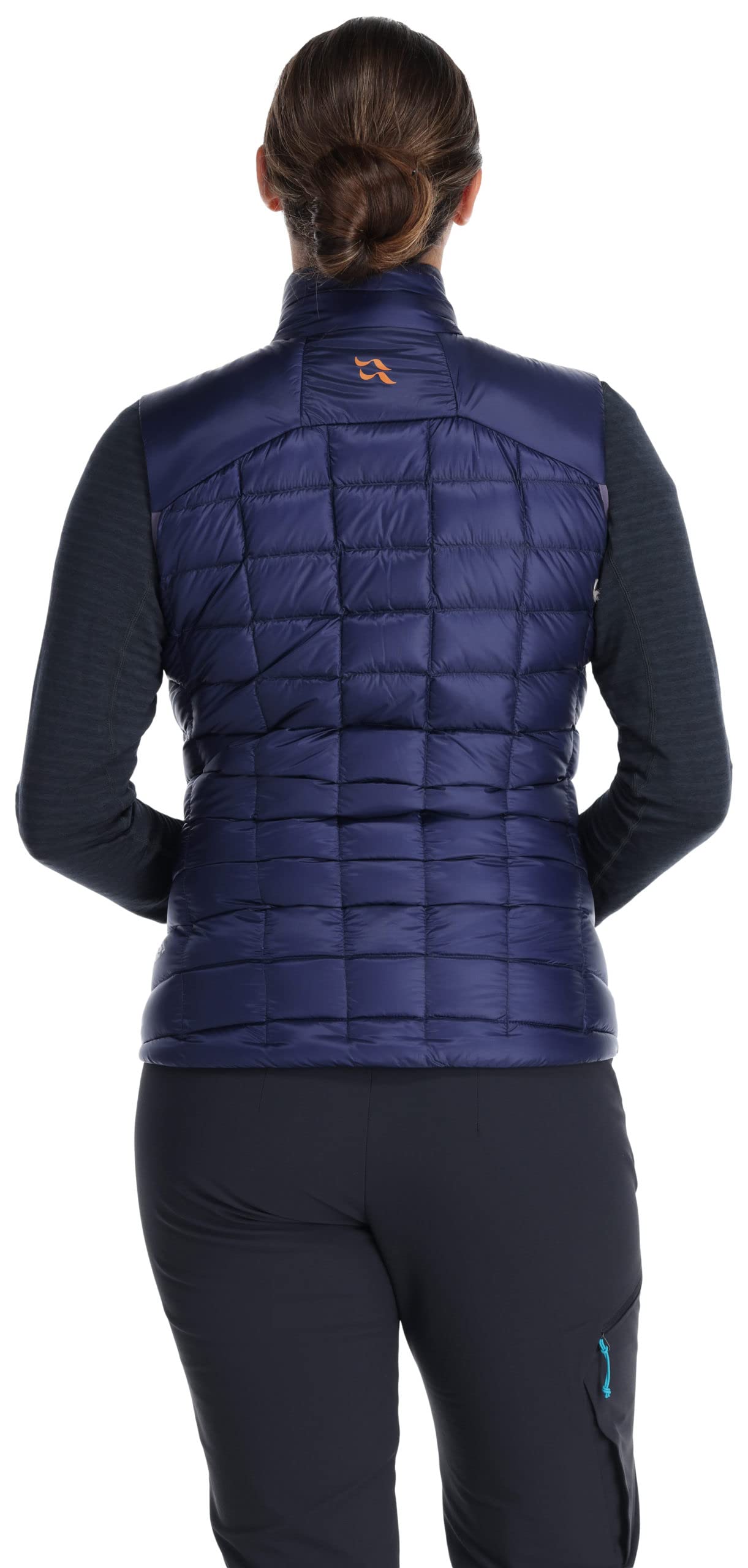 Rab Women's Mythic Vest - Down Insulated, Water-Resistant & Windproof Full-Zip Jacket for Alpine Climbing, Skiing, Mountaineering - Perfect for Outdoor Adventures & Cold Weather Activities
