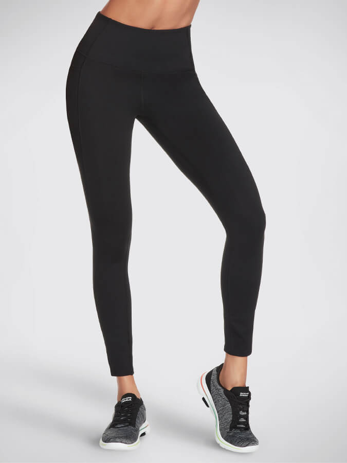 Skechers GOWALK High Waisted Women's Leggings - Comfortable Yoga Pants for Walking, Running & Workout - Perfect for Gym, Travel & Everyday Wear