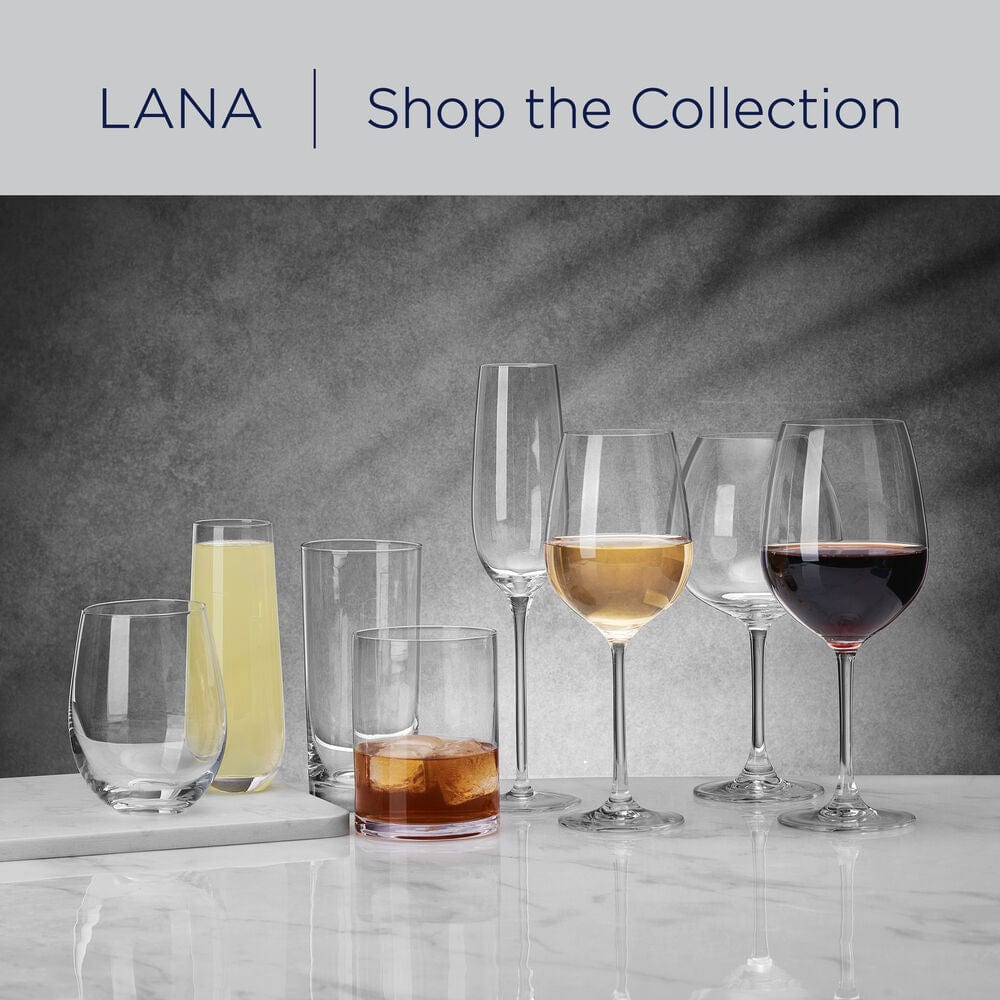 Premium Lana Set of 4 Double Old Fashioned Whiskey Glasses - Heavy Base Crystal Clear Drinking Glasses for Bourbon, Scotch & Cocktails - Perfect for Home Bars, Gifts & Entertaining