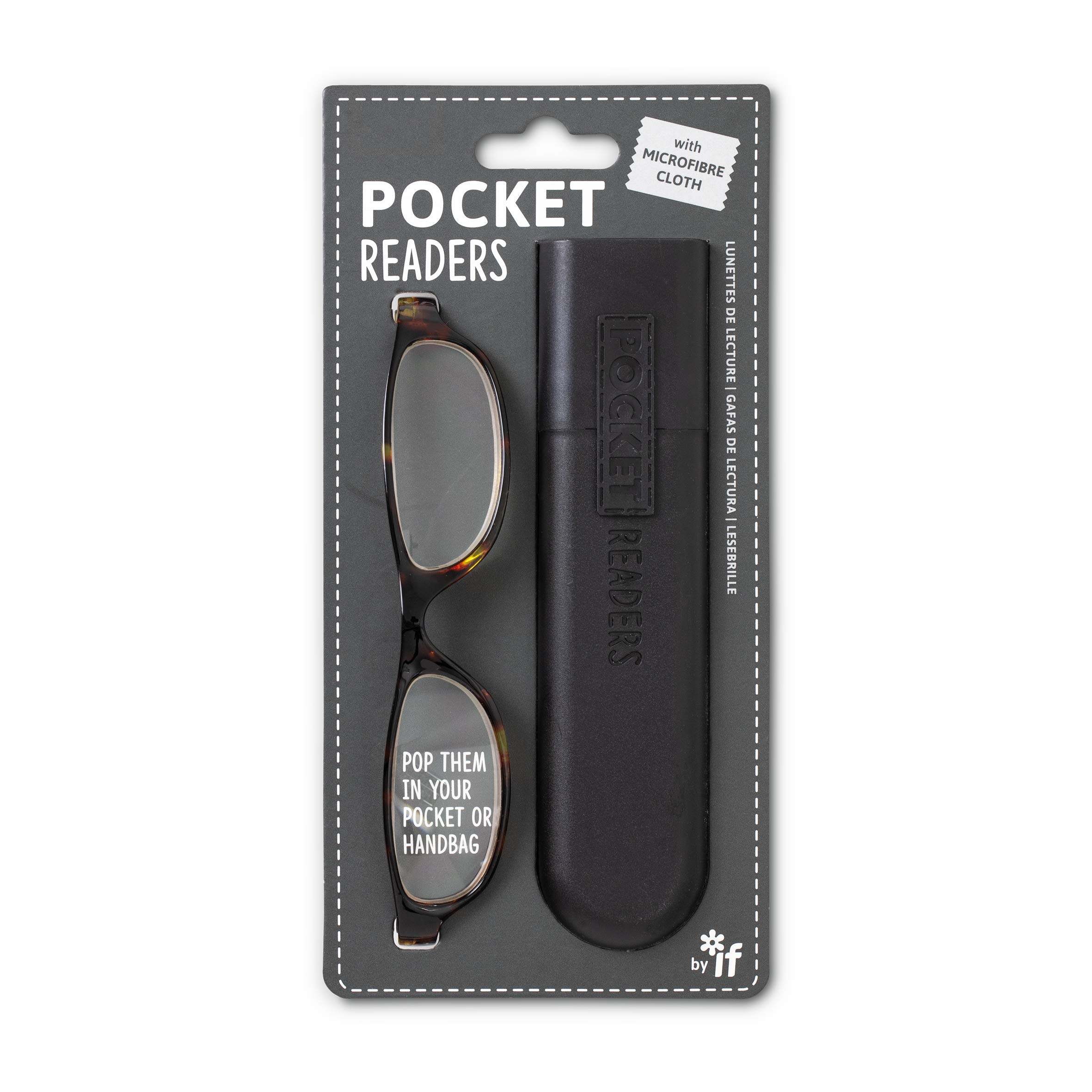 IF Pocket Readers - Slim & Compact Reading Glasses with Portable Case | Perfect for Travel, Work, and Everyday Use